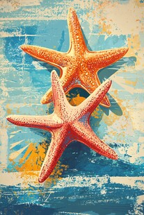 双海星的海洋风情画作