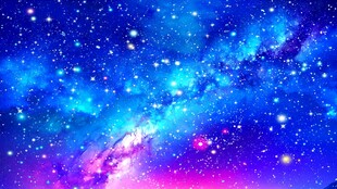 蓝色星空