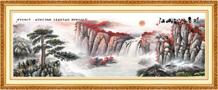 吉祥如意客厅山水画