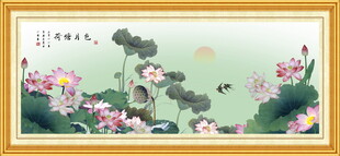 荷花装饰画 