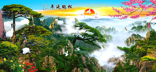 黄山迎客松