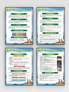 夏季防汛自然灾害宣传知识科普