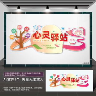 心理室咨询墙