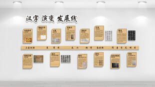 汉字演变发展线