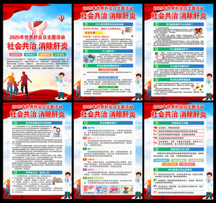 2025年世界肝炎日主题海报