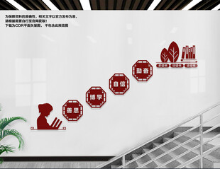 学校楼梯文化墙