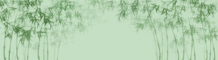 新中式水墨竹子背景墙