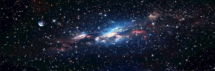 黑色宇宙星空背景墙