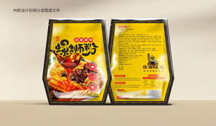 柳州螺蛳粉食品包装袋设计