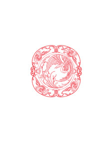 仙鹤 酒插画