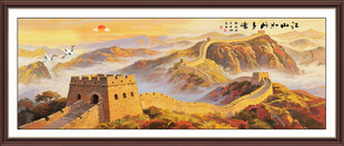 油画长城