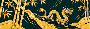 中式龙纹图案