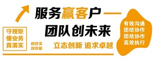 服务赢客户团队创未来文化励志墙