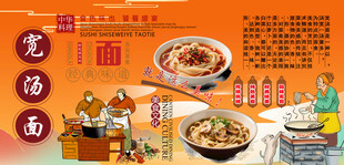 宽汤面背景墙