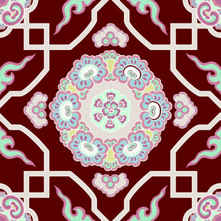 中式传统花纹图案设计