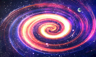 漩涡星空天顶画