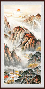 泰山日出玄关五岳独尊