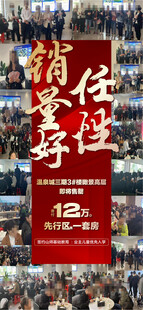 销量好任性人气热销成交红金海报