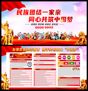 民族团结宣传栏