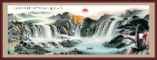 国画山水画