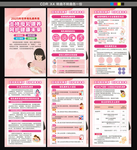 2025年世界母乳喂养周海报