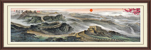万里长城国画山水国画
