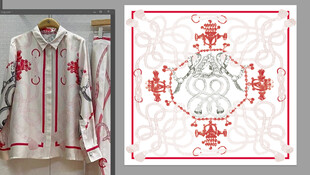 中式刺绣服饰与图案展示
