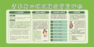 青春期心理健康教育宣传栏