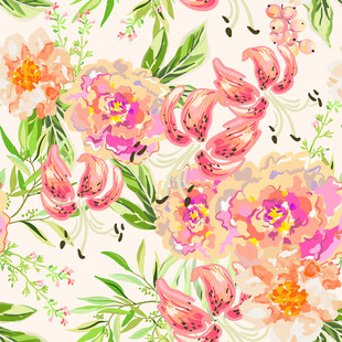 手绘花卉