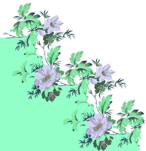 手绘花