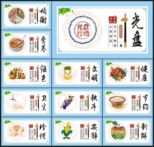 食堂文化展板