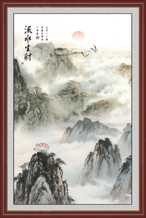 富山春居图
