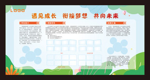 学校简介宣传展板
