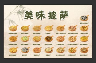 美味披萨种类展示