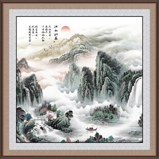 客厅山水画