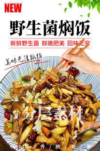 云南野生菌焖饭
