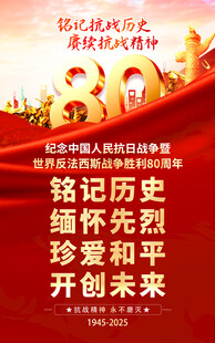 抗战胜利80周年海报