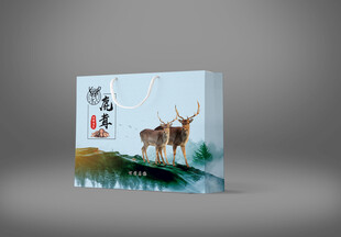 鹿茸酒手提袋