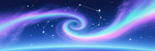 梦幻星空漩涡