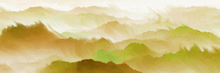 山峦叠翠风景图