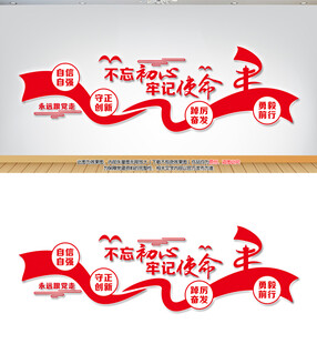 不忘初心牢记使命标语