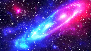 五彩星空背景