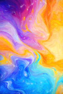 梦幻流体色彩艺术画面