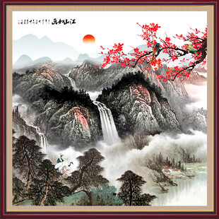 国画山水画