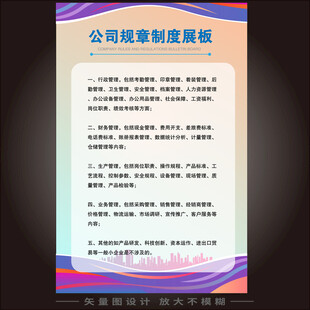 蓝色制度牌  
