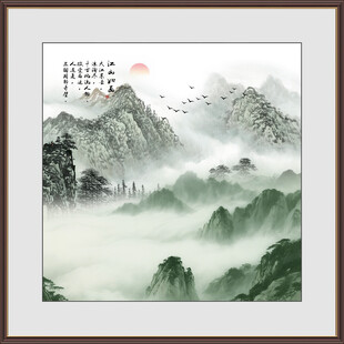 国画山水画