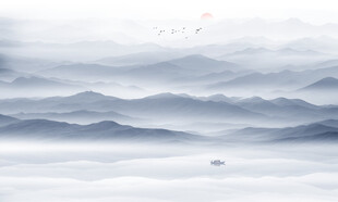 新中式山水画