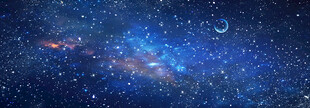 巨幅宇宙星空背景图灯箱