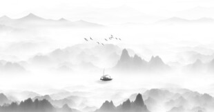 水墨山水画
