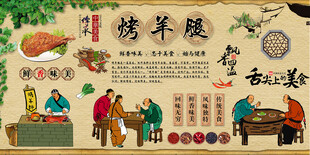烤羊腿